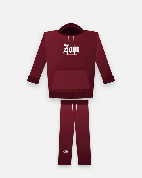 ZOM Essential Tracksuit - Burgundy