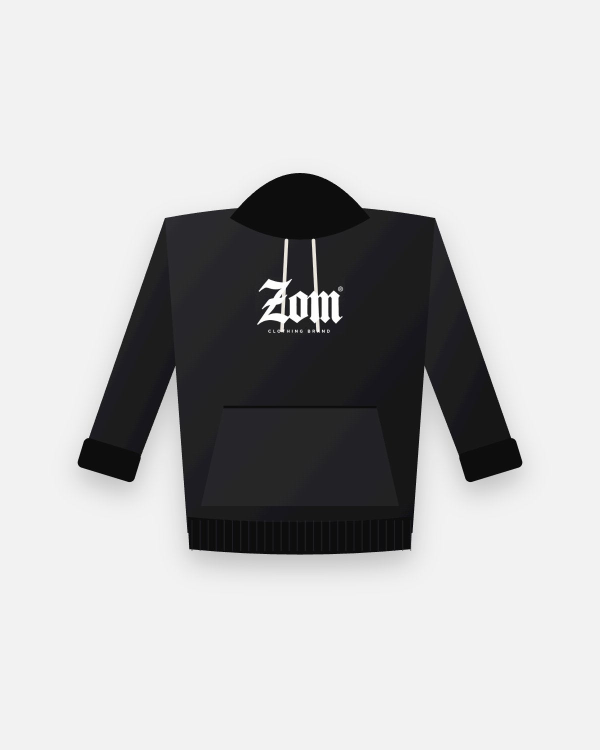ZOM Oversized Hoodie - Black