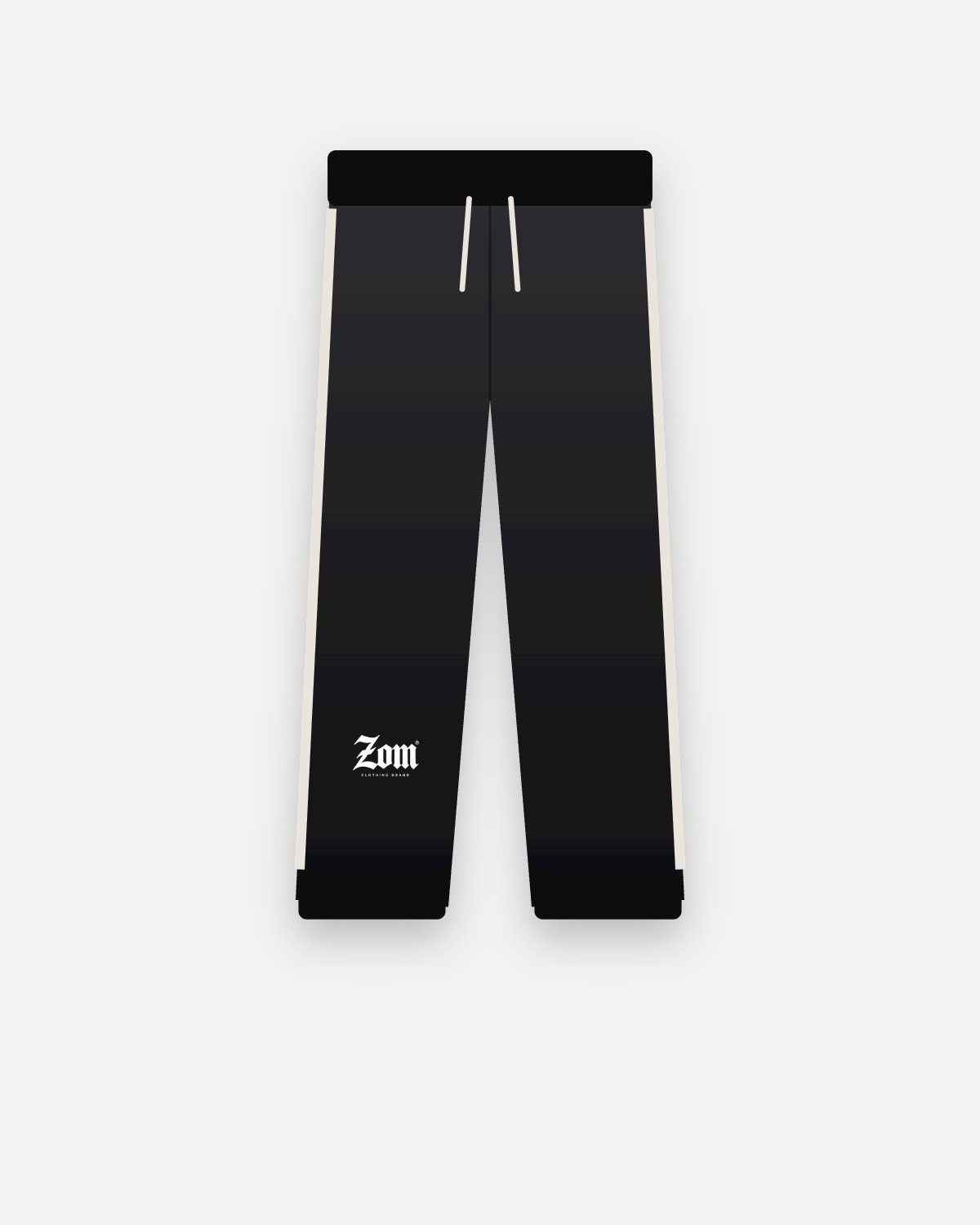 ZOM Stripe Joggers - Black