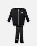 ZOM Zip-Up Tracksuit - Black
